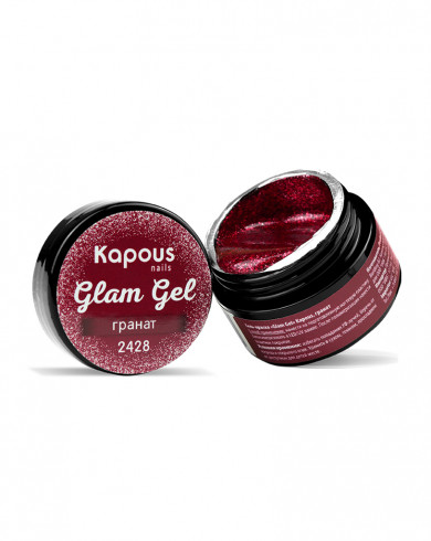 Гель-краска «Glam Gel», гранат, 5 мл