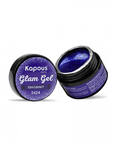 Гель-краска «Glam Gel», танзанит, 5 мл